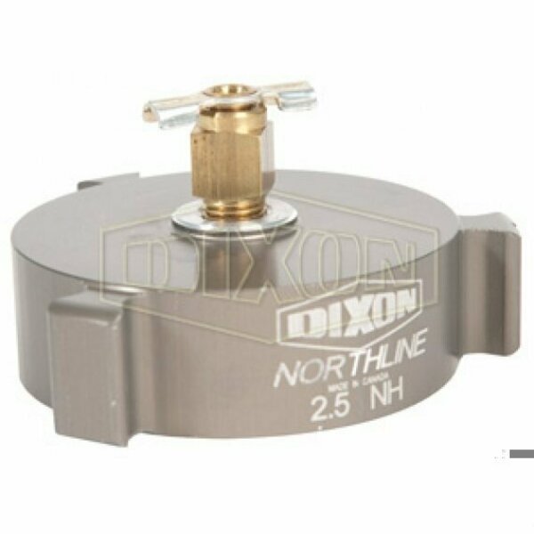Dixon Rocker Lug Test Cap with 1/4 in NPT Drill and Tap, 2 in, FNPSH CAP200SABS